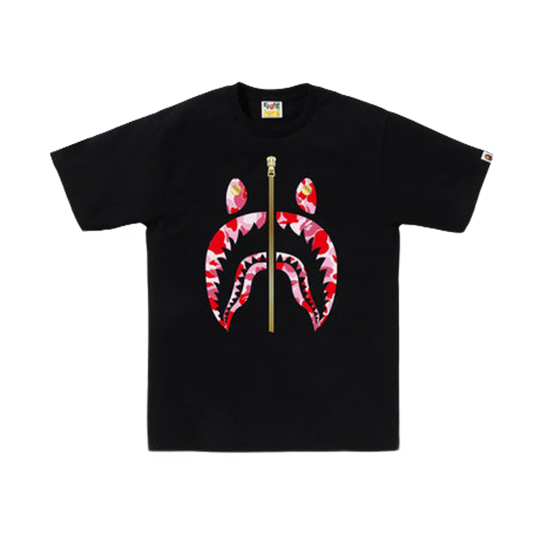 - BAPE ABC Camo Shark T-Shirt Black Pink