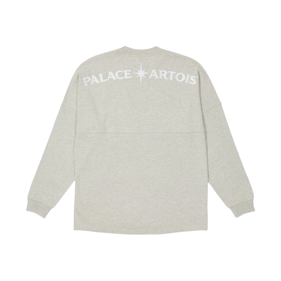 팔라스 x 스텔라 아르투아 드롭 숄더 롱슬리브 그레이 말 - 21SS(Palace x Stella Artois Drop Shoulder Long Sleeve Grey Marl - 21SS) - 2