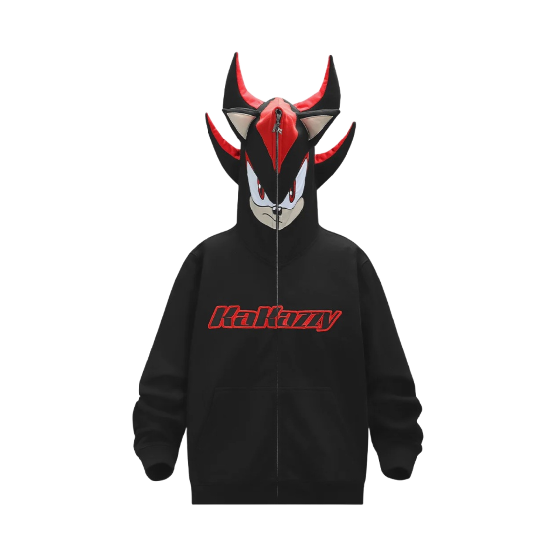 카카지 풀 집 후드 소닉 섀도우 더 헤지호그 블랙