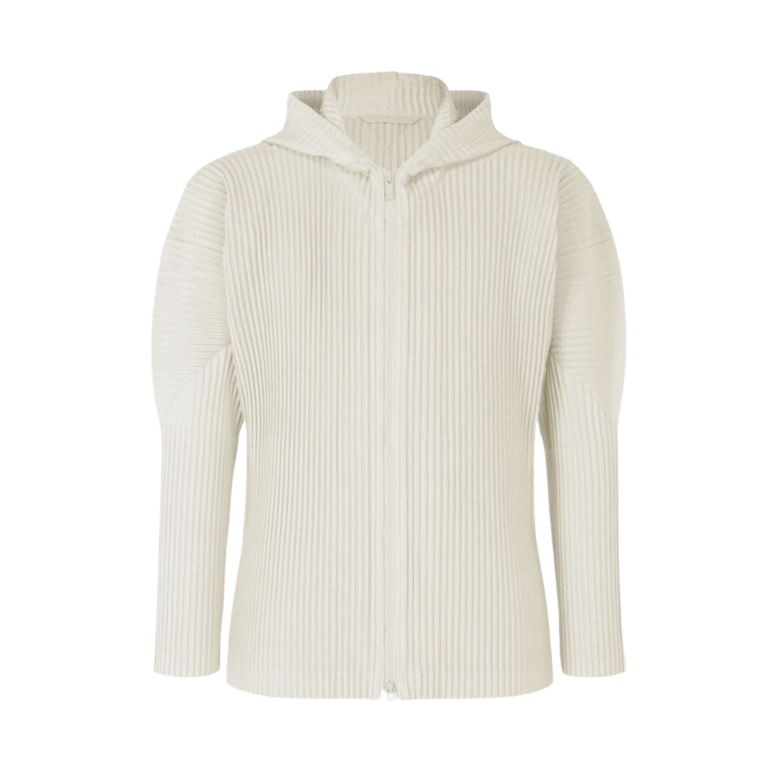 옴므 플리세 이세이 미야케 MC 준 후드 아이보리