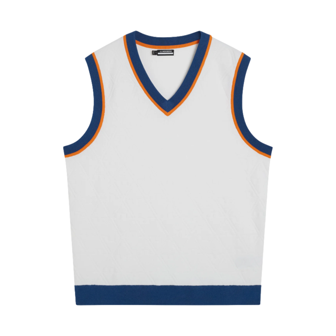 AMKW09405-0000 J.Lindeberg Finely Knitted Vest White