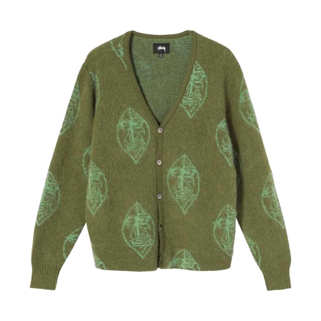 스투시 모헤어 마스크 가디건 블랙 | Stussy | KREAM