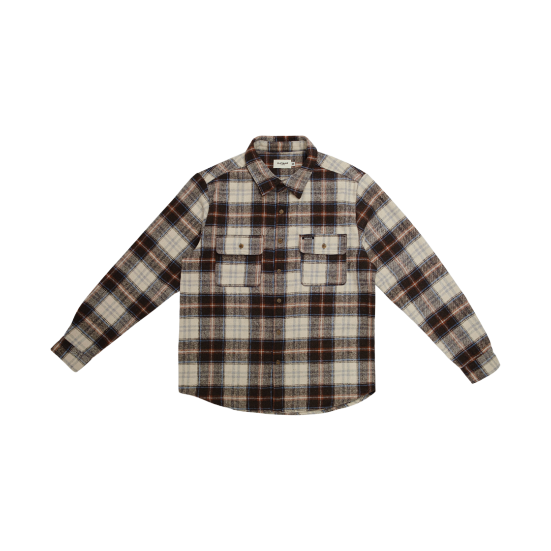 플랫웨이브 스콜 체크 셔츠 브라운(Flatwave Skoll Check Shirt Brown) - 1
