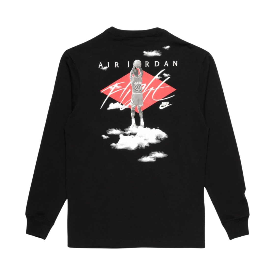 조던 플라이트 에센셜 85 롱슬리브 티셔츠 블랙 - 아시아(Jordan Flight Essentials 85 Long Sleeve T-Shirt Black - Asia) - 2