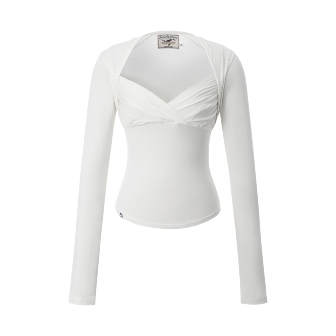 - (W) Threetimes Sweet Bolero T-Shirt Ivory