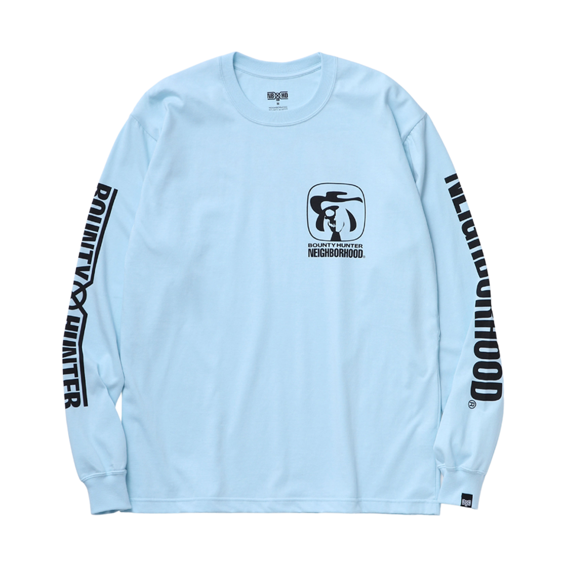 네이버후드 x 바운티 헌터 티셔츠 롱슬리브 2 삭스(Neighborhood x Bounty Hunter T-Shirt L/S 2 Saxe) - 1