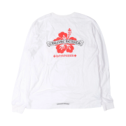 Chrome Hearts Flower Long Sleeve T-Shirt White - Honolulu Exclusive