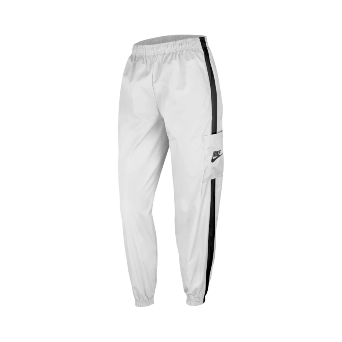 CJ7347-100 (W) Nike NSW Woven Pants White Black - Asia