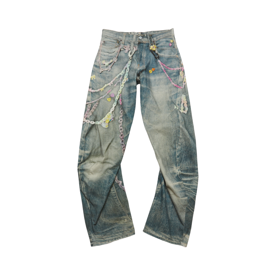 BK0659-AUZ Acne Studios Loose Fit Jeans 2006M Mid Blue