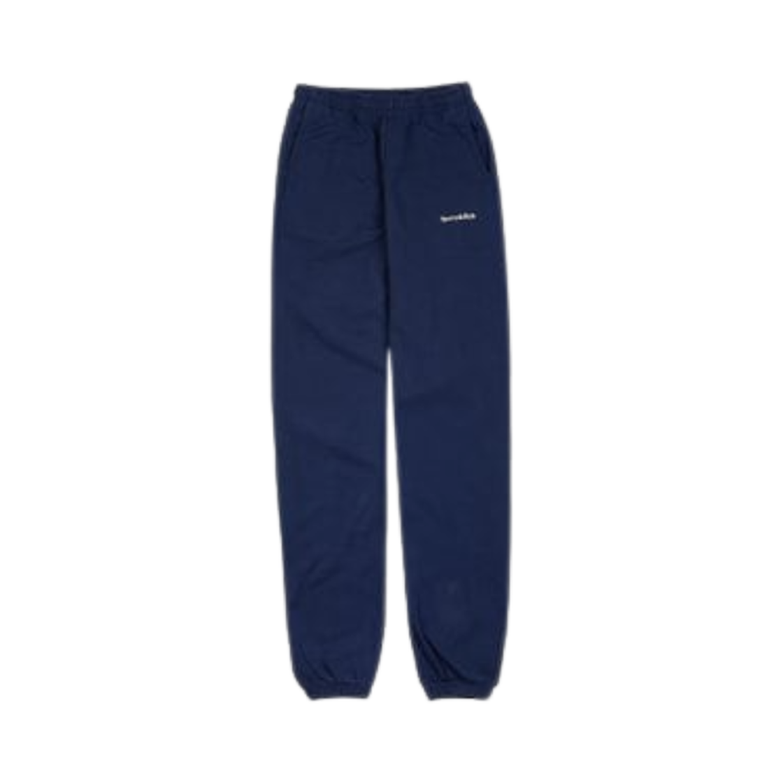 SW731NA (W) Sporty & Rich Cashmere Track Pants Navy