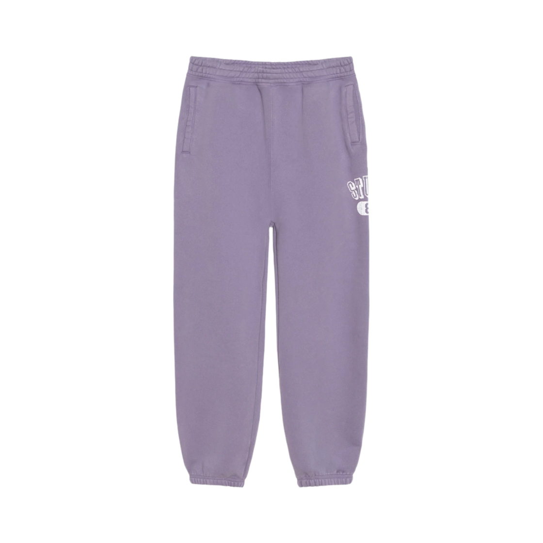 116695 Stussy 80 Fleece Pants Ash Purple