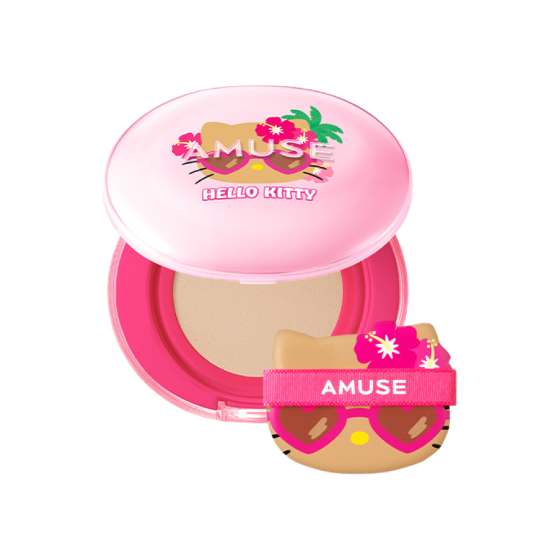 어뮤즈 x 헬로 키티 듀 파워 비건 쿠션 02 헬시(Amuse x Hello Kitty Dew Power Vegan Cushion 02 Healthy)