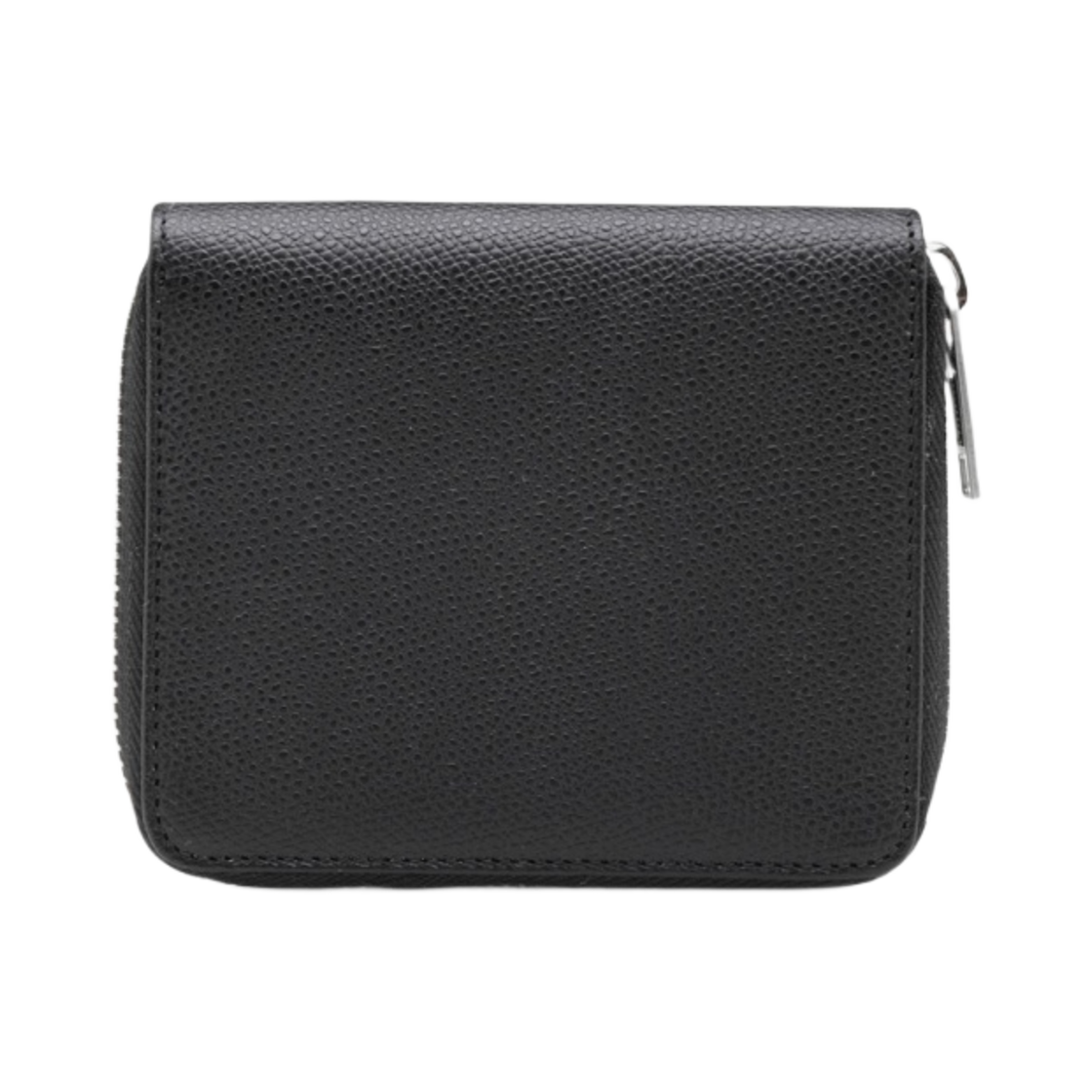 메종 마르지엘라 실버 집 어라운드 그레이니 레더 지갑 블랙(Maison Margiela Zip Around Grainy Leather Wallet Black) - 3