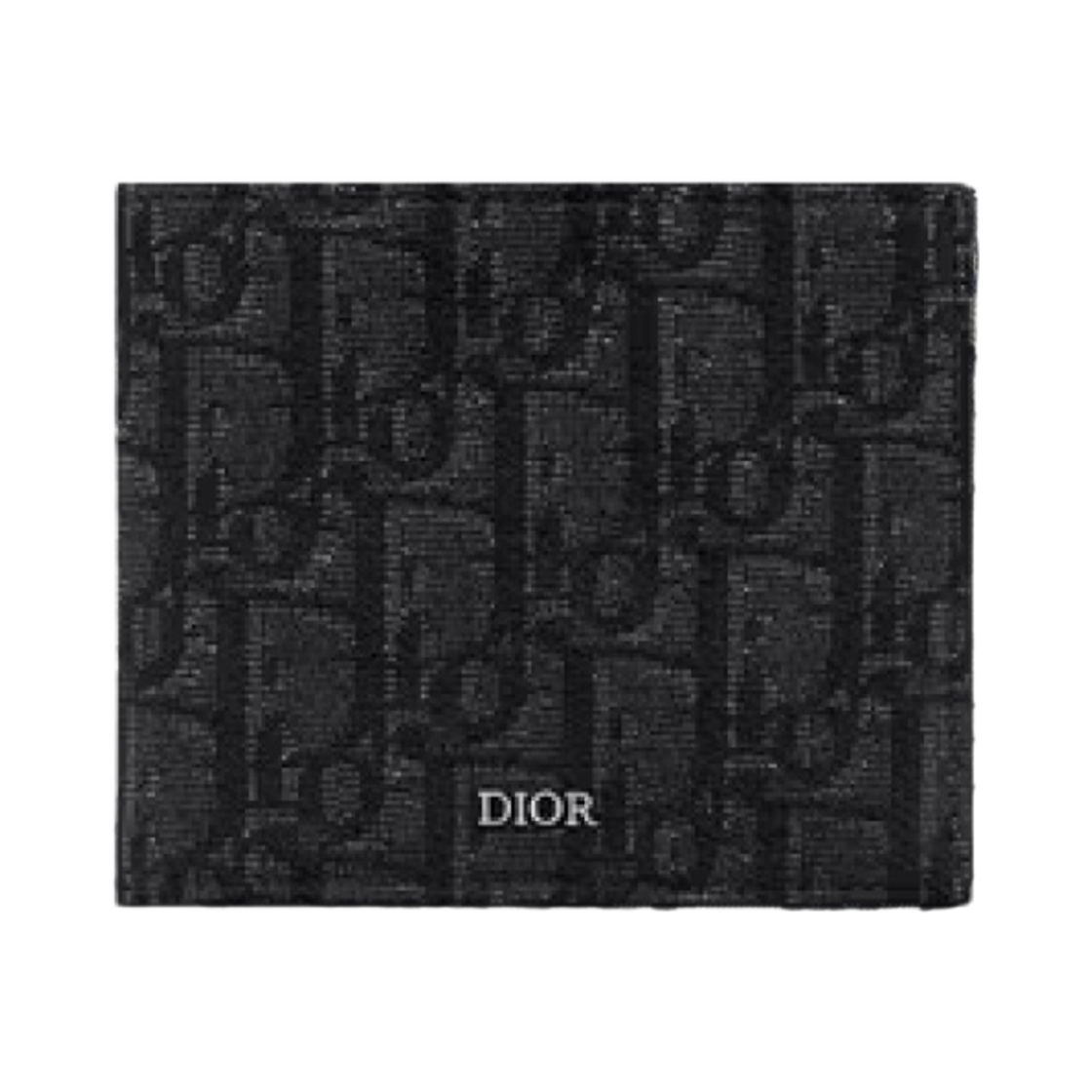 디올 컴팩트 코인 지갑 & 블랙 디올 오블리크 자카드(Dior Compact Coin Wallet & Black Dior Oblique Jacquard)