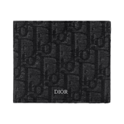 Dior Compact Coin Wallet & Black Dior Oblique Jacquard