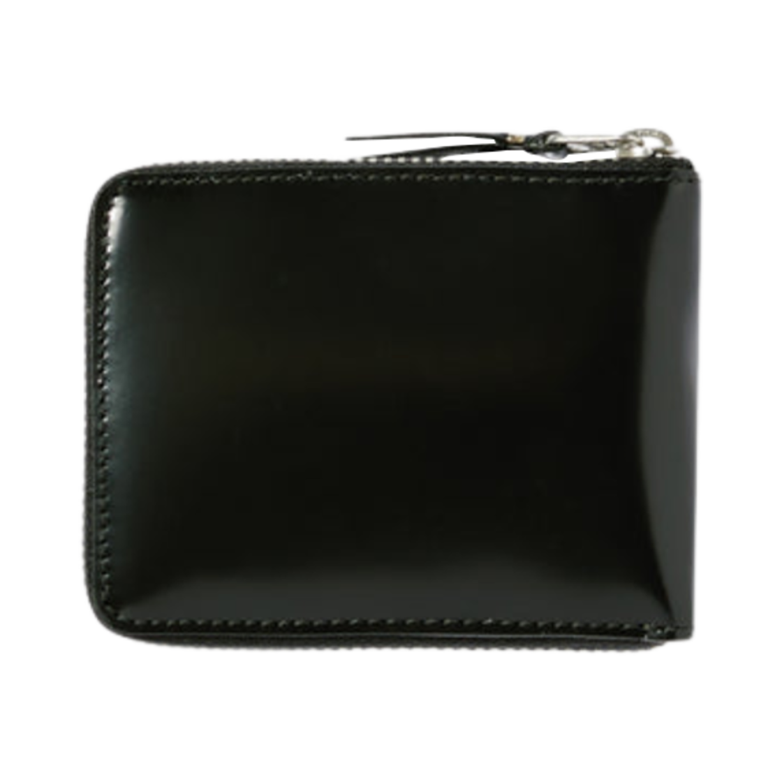 SA7100MI Comme des Garcons SA7100MI Mirror Inside Full Zip Around Wallet Black Gold