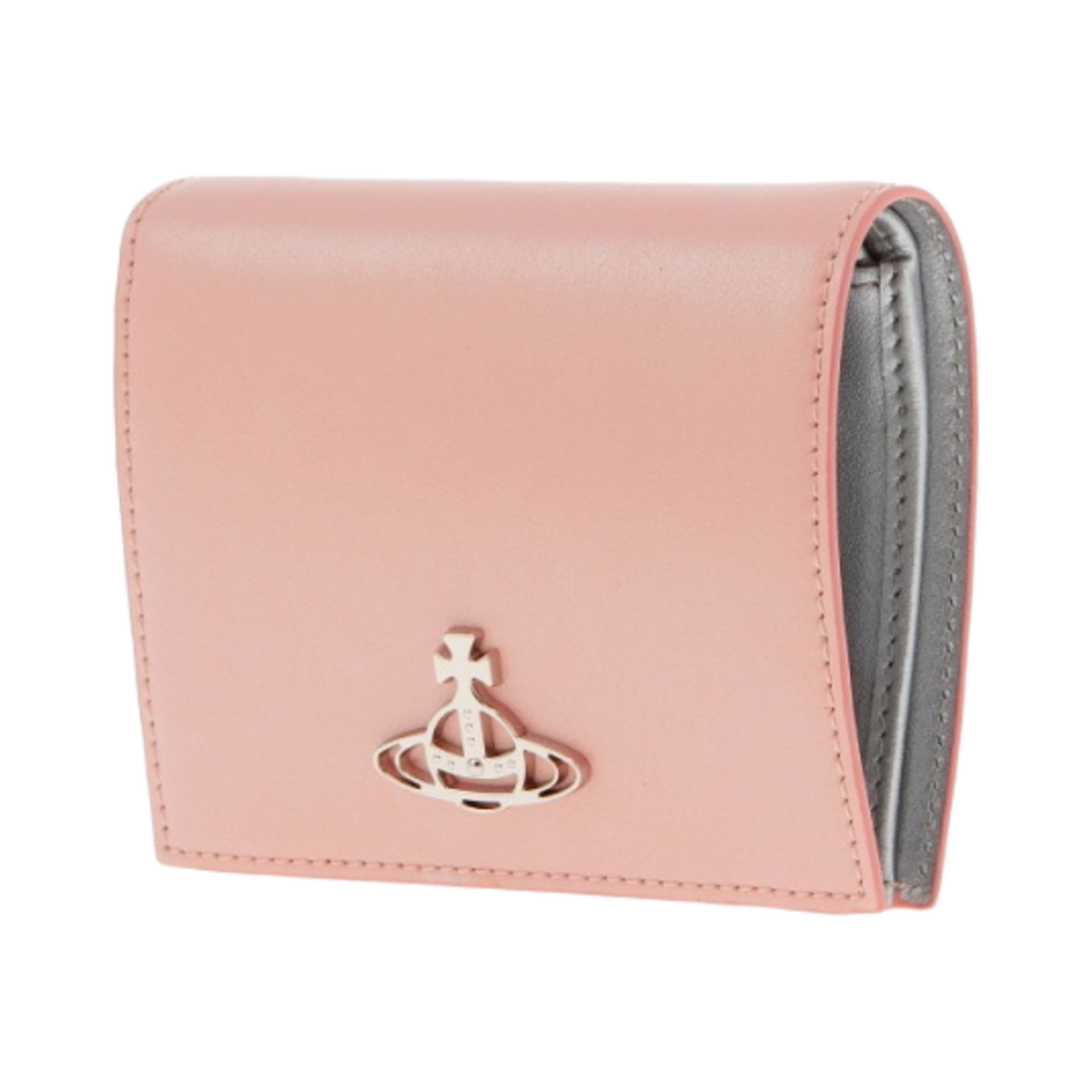 비비안 웨스트우드 펄라이즈드 레더 빌폴드 핑크(Vivienne Westwood Pearlised Leather Billfold Pink) - 2