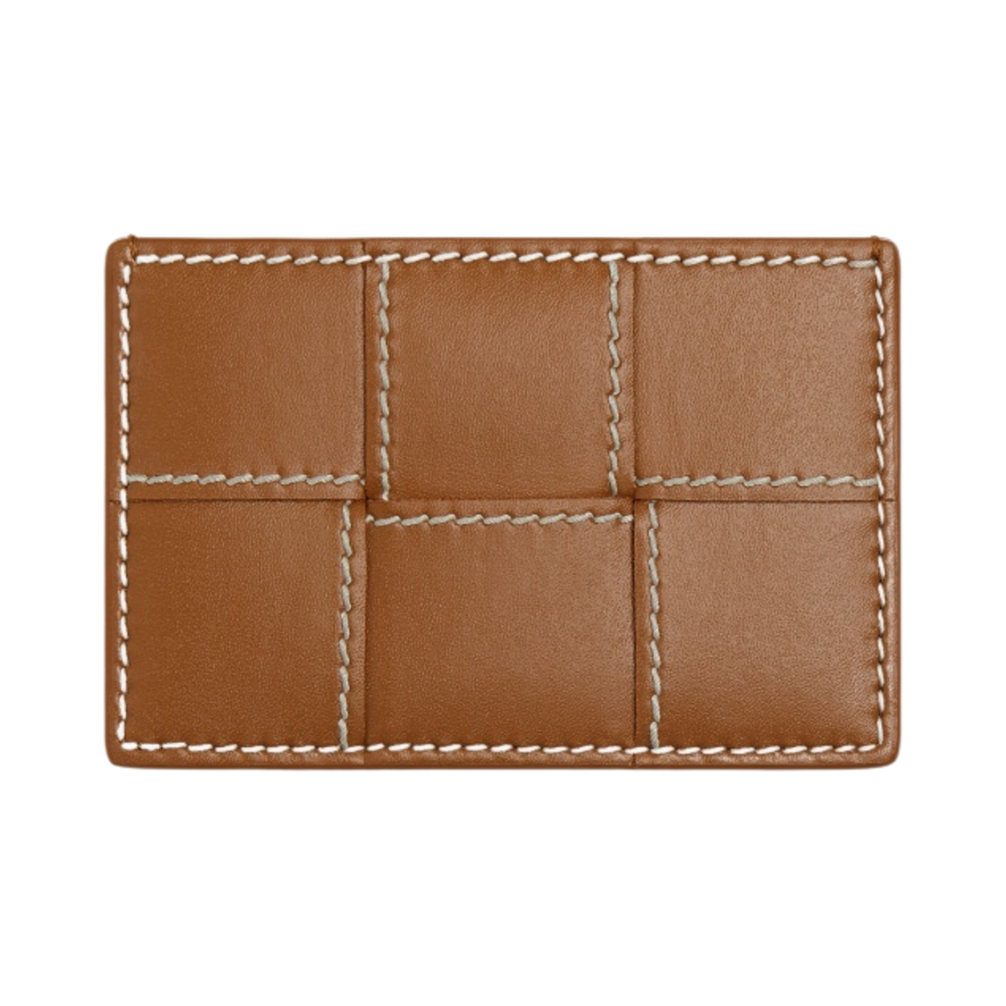 보테가 베네타 카세트 크레딧 카드 케이스 우드 내츄럴(Bottega Veneta Cassette Credit Card Case Wood Natural) - 1