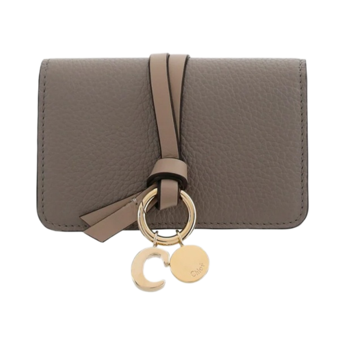 끌로에 알파벳 카드 홀더 캐시미어 그레이(Chloe Alphabet Card Holder Cashmere Grey)