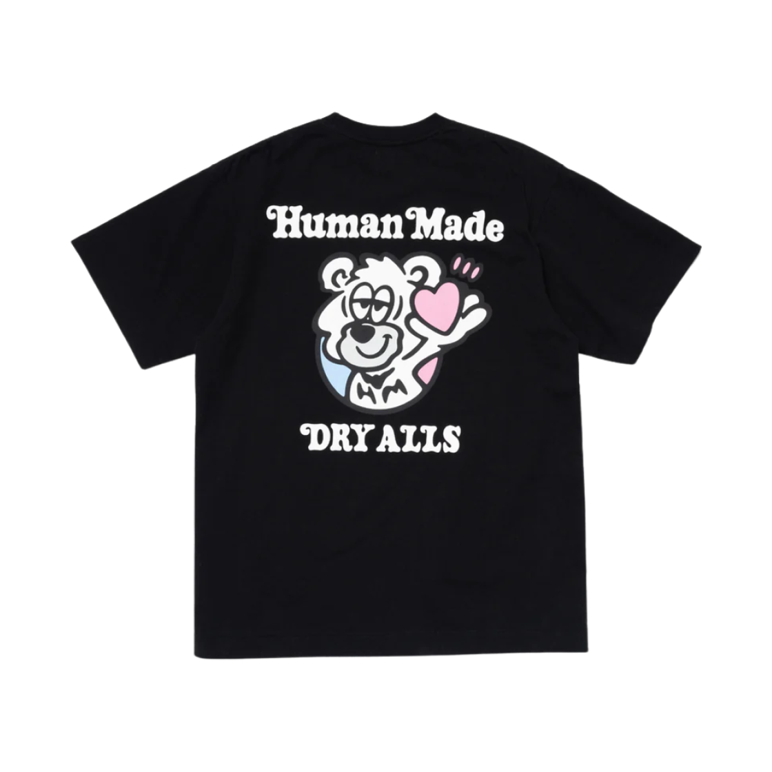 휴먼 메이드 x 베르디 걸스 돈 크라이 그래픽 티셔츠 #1 블랙(Human Made x Verdy Girls Don't Cry Graphic T-Shirt #1 Black)