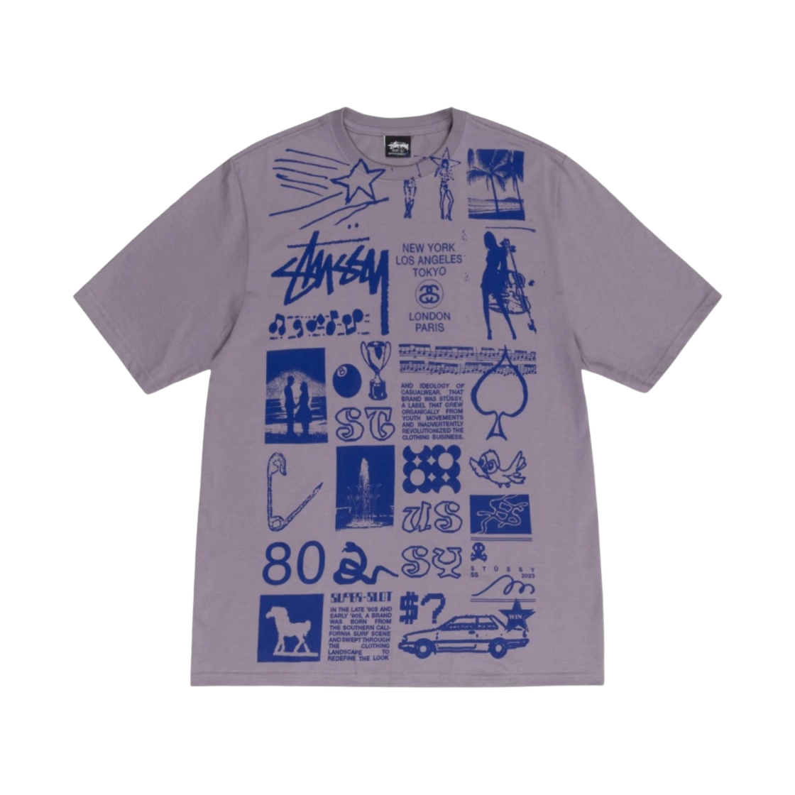 스투시 사라 티셔츠 모브