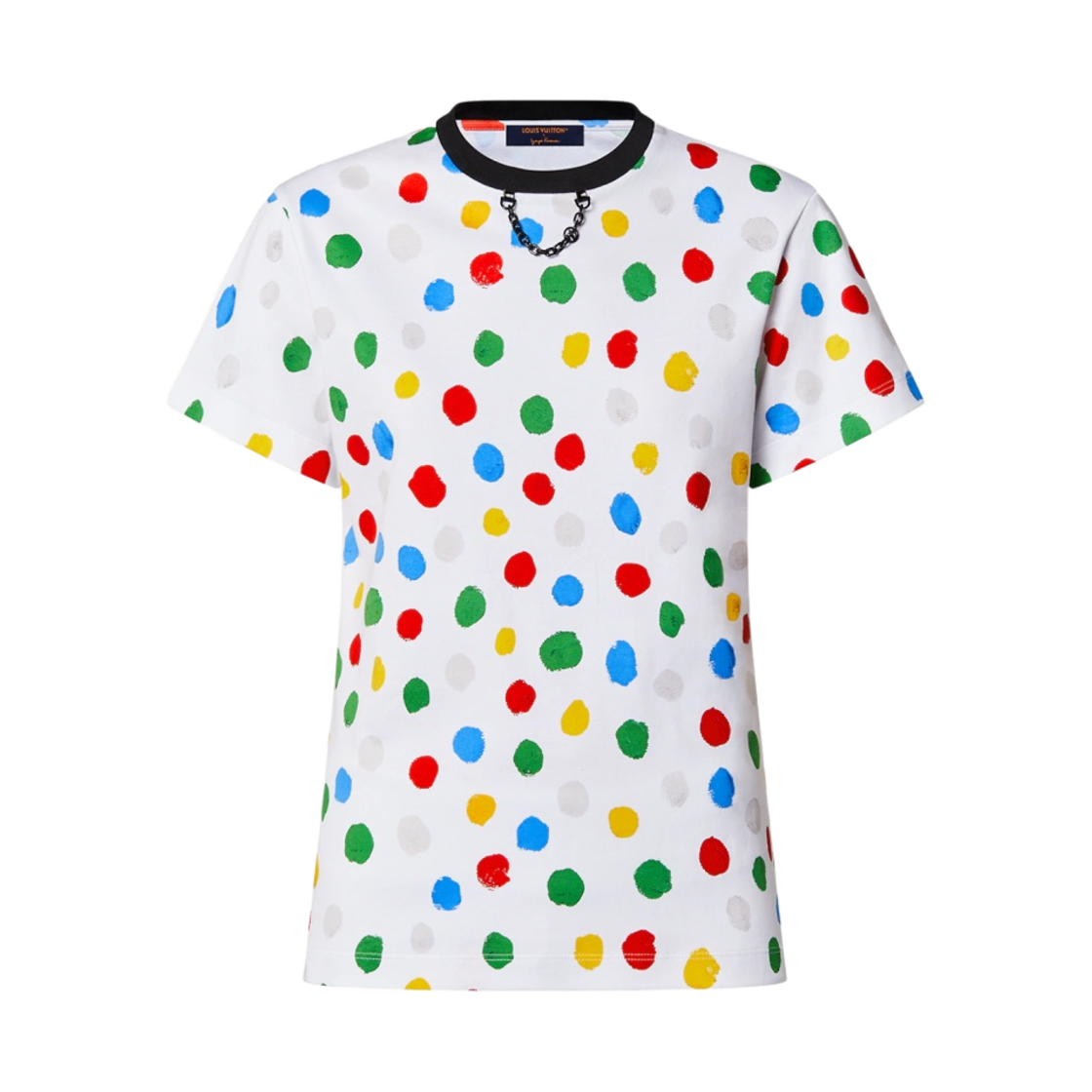 (W) 루이비통 x 야요이 쿠사마 인피니티 닷 티셔츠 화이트((W) Louis Vuitton x YK Infinity Dots T-Shirt White) - 1