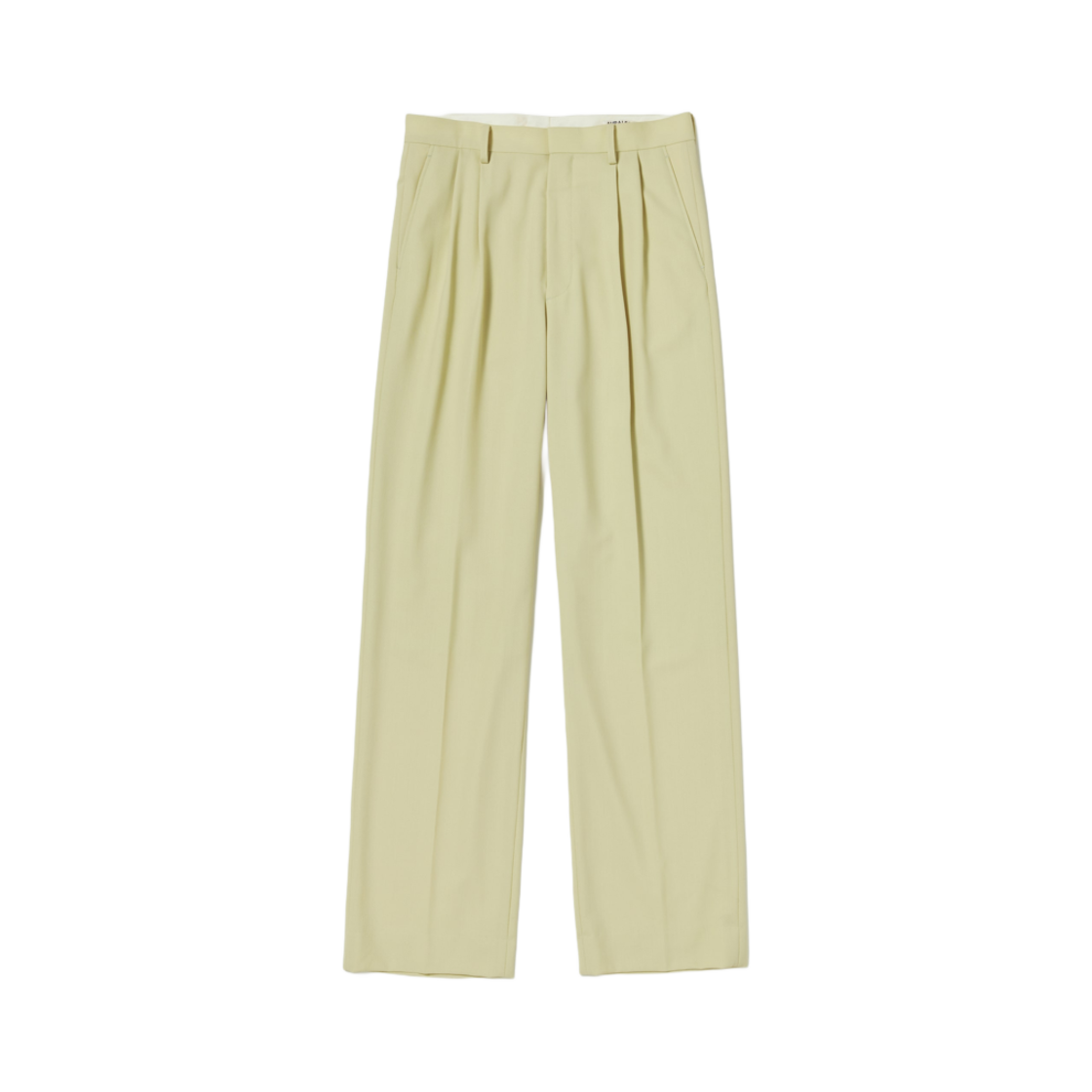 A24SP02KW Auralee Hard Twist Wool Dobby Slacks Light Beige