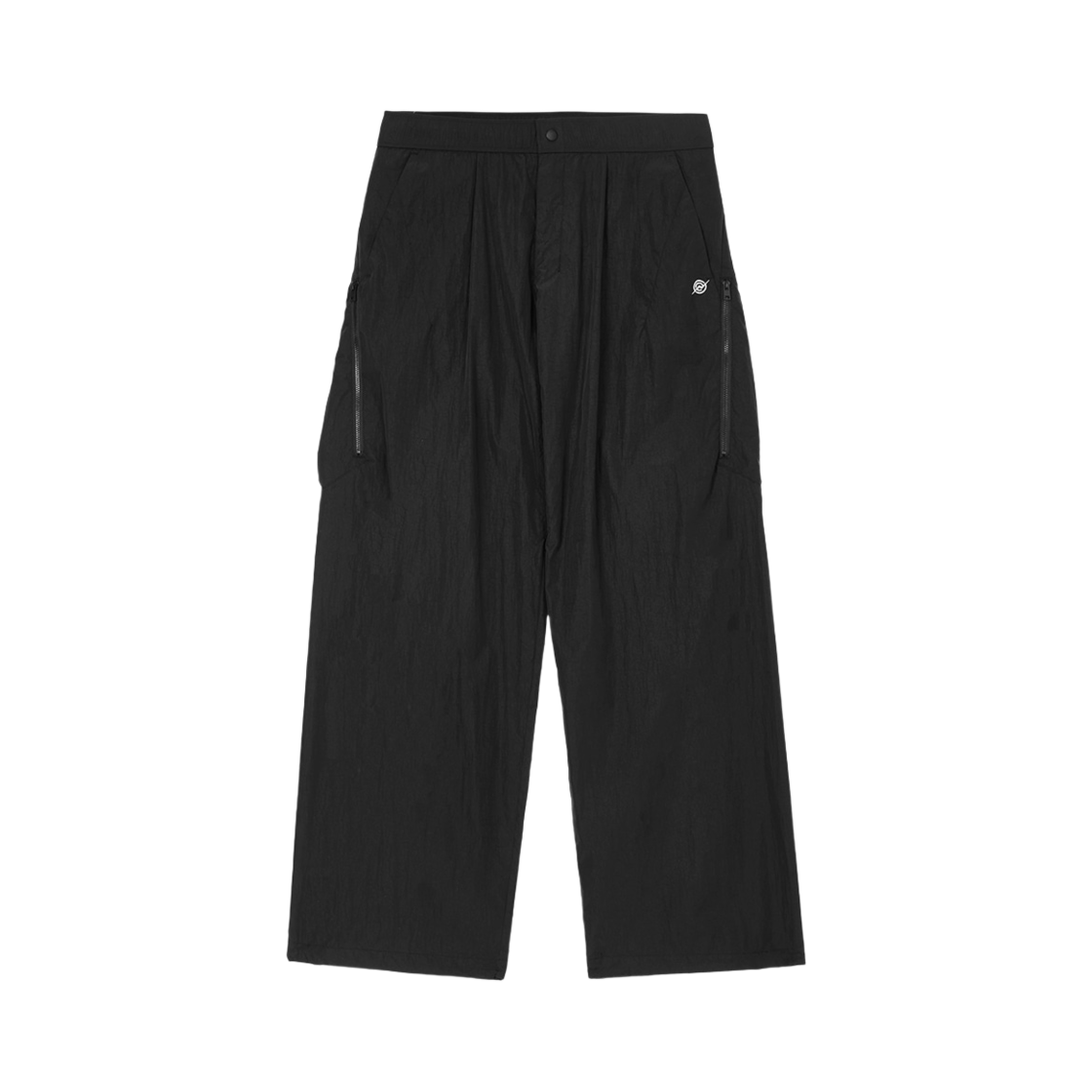 KB1PT1213MBK KALA PATTHAR Light Weight Holographic String Cargo Pants Black