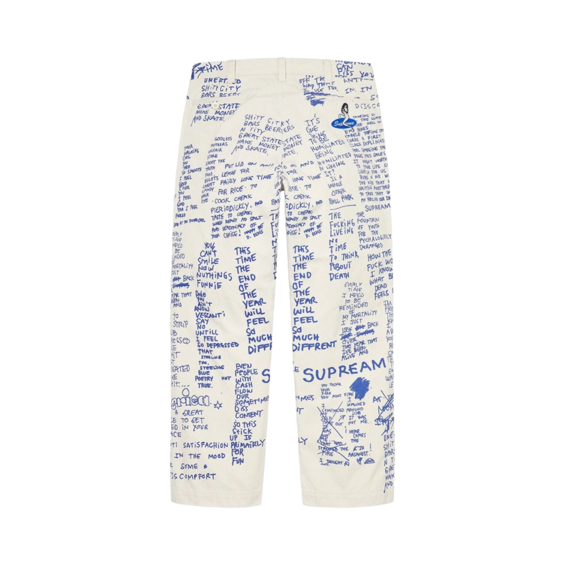 슈프림 곤즈 포엠 치노 팬츠 스톤 - 23SS(Supreme Gonz Poems Chino Pants Stone - 23SS) - 2
