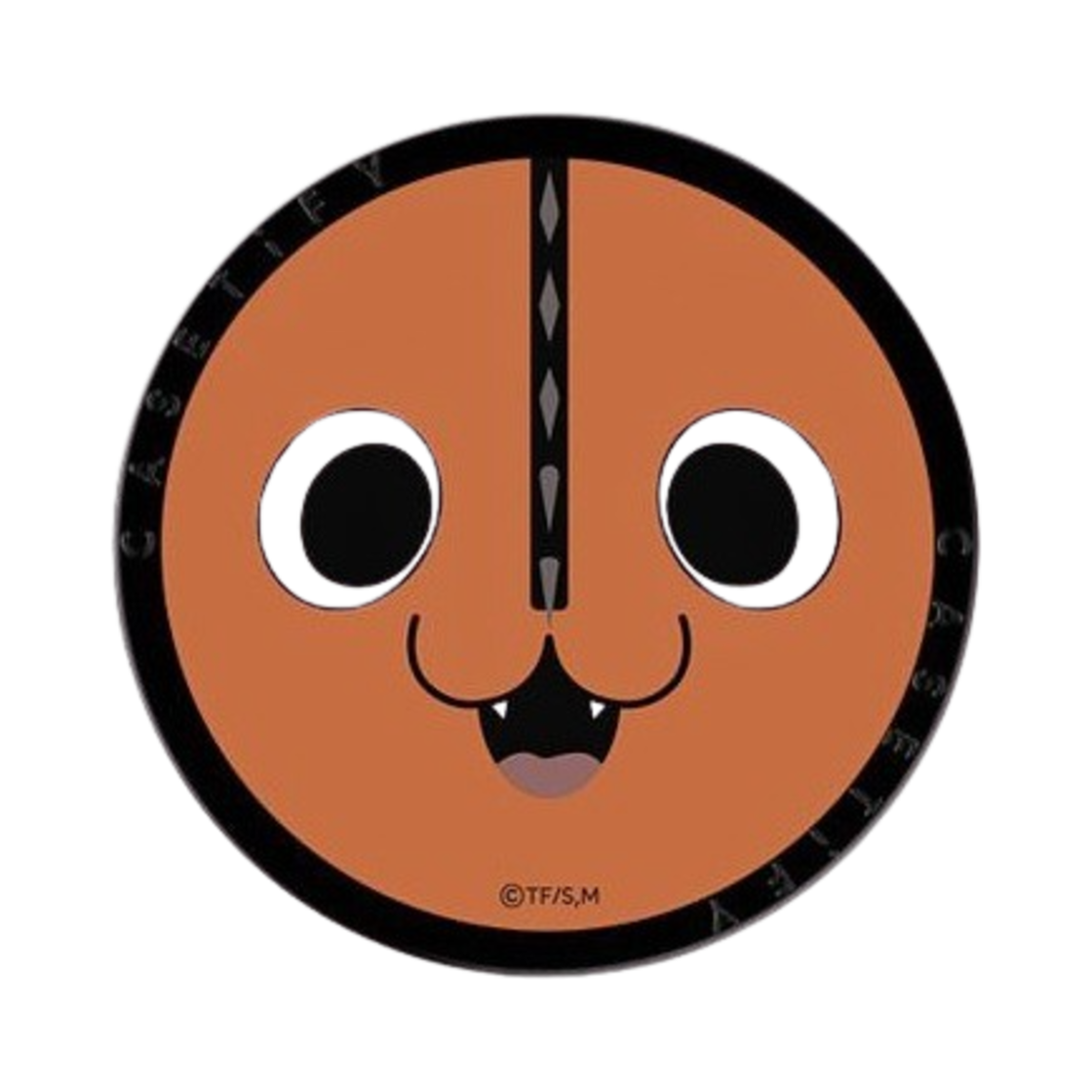 케이스티파이 x 체인소 맨 포치타 해피 페이스 맥세이프 스내피 그립 스탠드 블랙(Casetify x Chainsaw Man Pochita Happy Face Magsafe Snappy Grip Stand Black) - 1