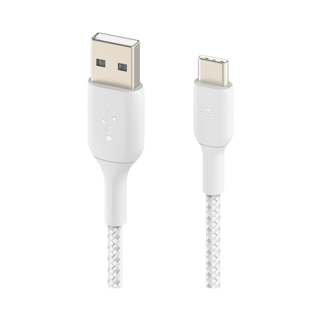 CAB002bt1MWH Belkin Boost Up Braided USB-A to C cable 1M CAB002bt1M White