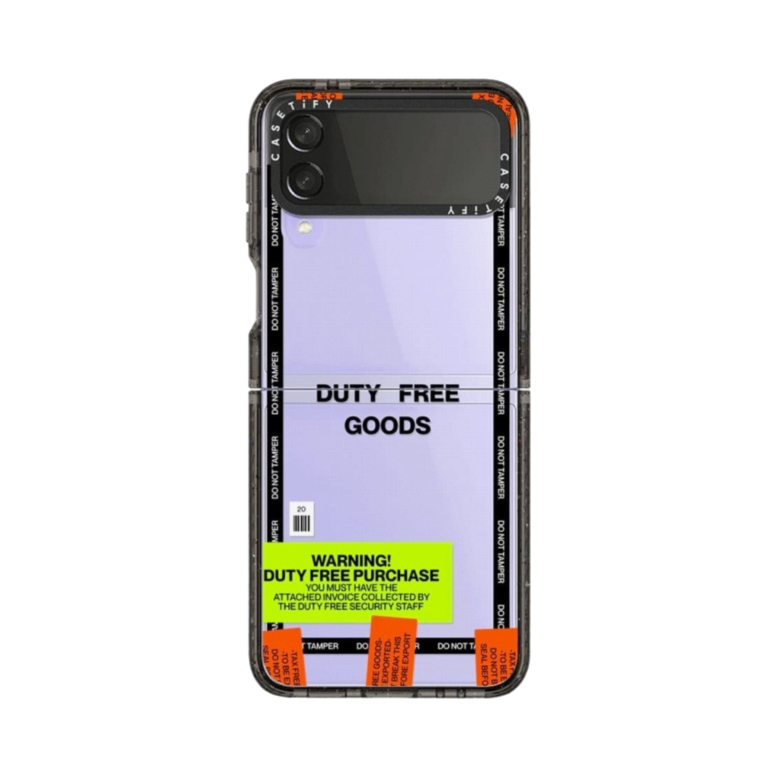 케이스티파이 갤럭시 듀티 프리 케이스 클리어 블랙(Casetify Galaxy Duty Free Case Clear Black) - 3