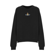 Vivienne Westwood Big Logo Raglan Sweatshirt Black
