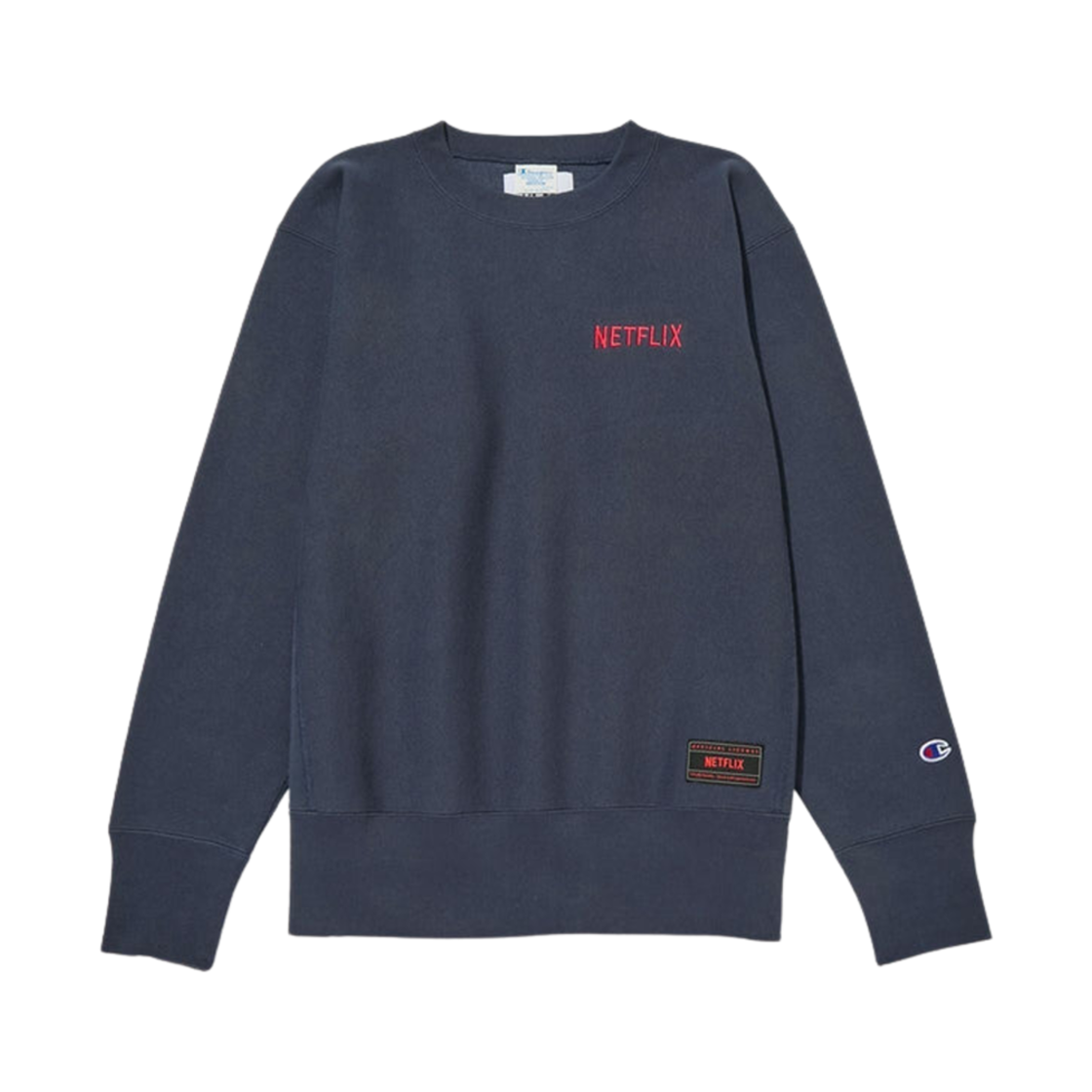 V.A 도쿄 x 넷플릭스 x 챔피온 C/N 스웨트 014 넷플릭스 네이비(V.A Tokyo x Netflix x Champion C/N Sweat 014 Netflix Navy)