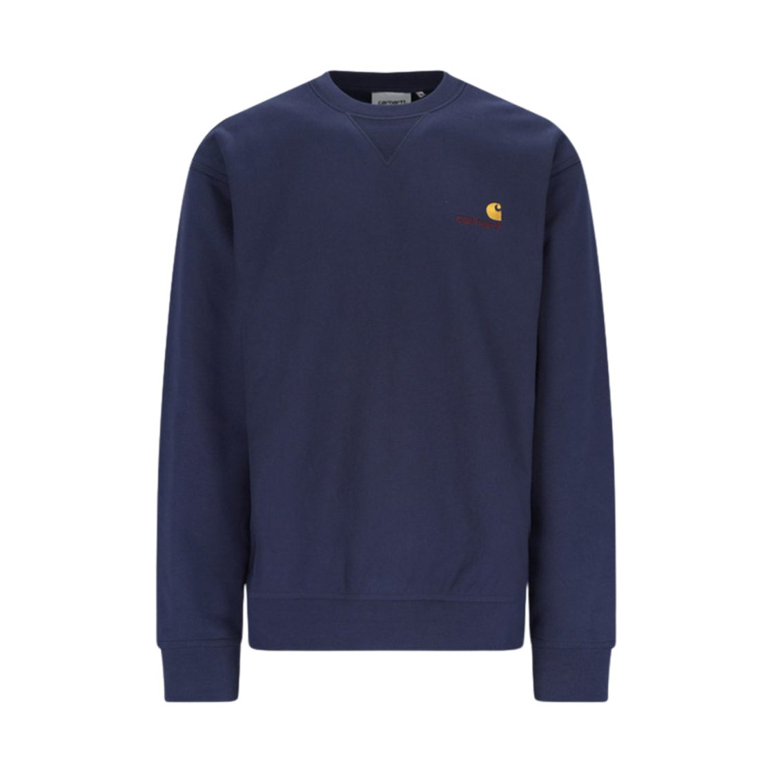 I025475-29L-XX Carhartt WIP American Script Sweatshirt Air Force Blue