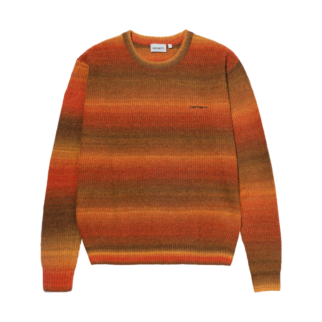 A232052-08P-XX Carhartt WIP Space Dye Sweater Sunflower