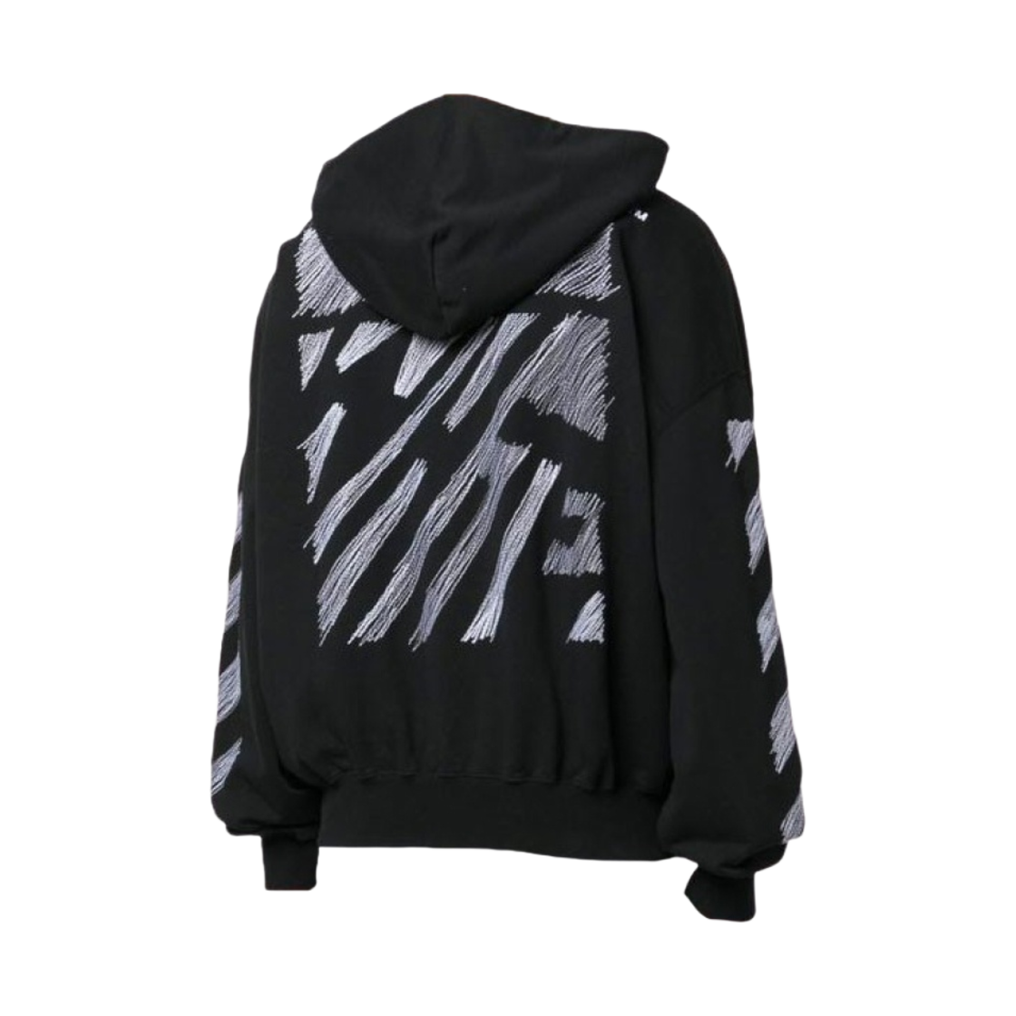 오프화이트 스크리블 로고 오버 스케이트 후드 블랙(Off-White Scribble Logo Over Skate Hood Black) - 2