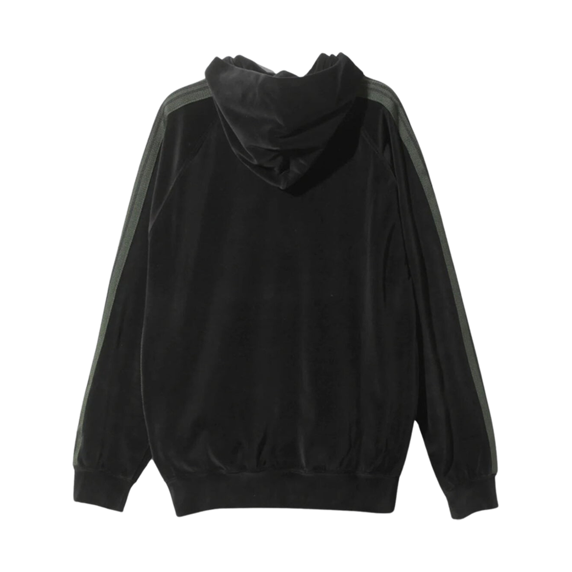 니들스 트랙 후드 C/PE 벨루어 블랙(Needles Track Hoodie C/PE Velour Black) - 2