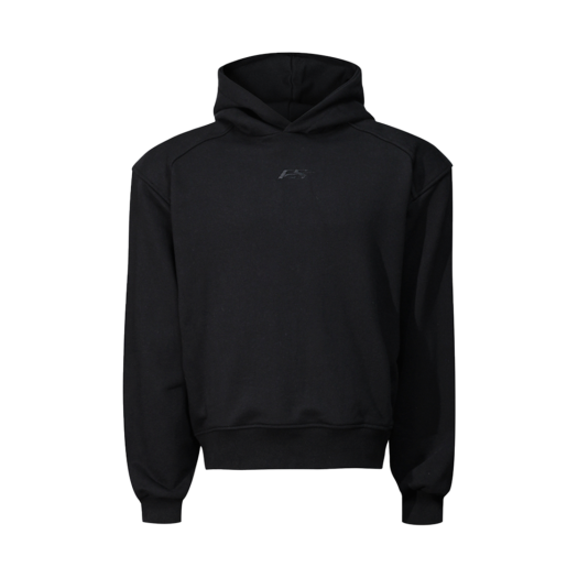 선데이오프클럽 더 리스트레인드 헝거 셔츠 레이어드 후드 블랙