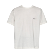 Wooyoungmi Cotton Square Label T-Shirt Ivory- 23FW