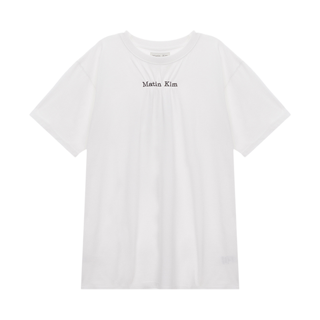 MK2335TS038M0WH (W) Matin Kim Matin Logo Shirring Top White
