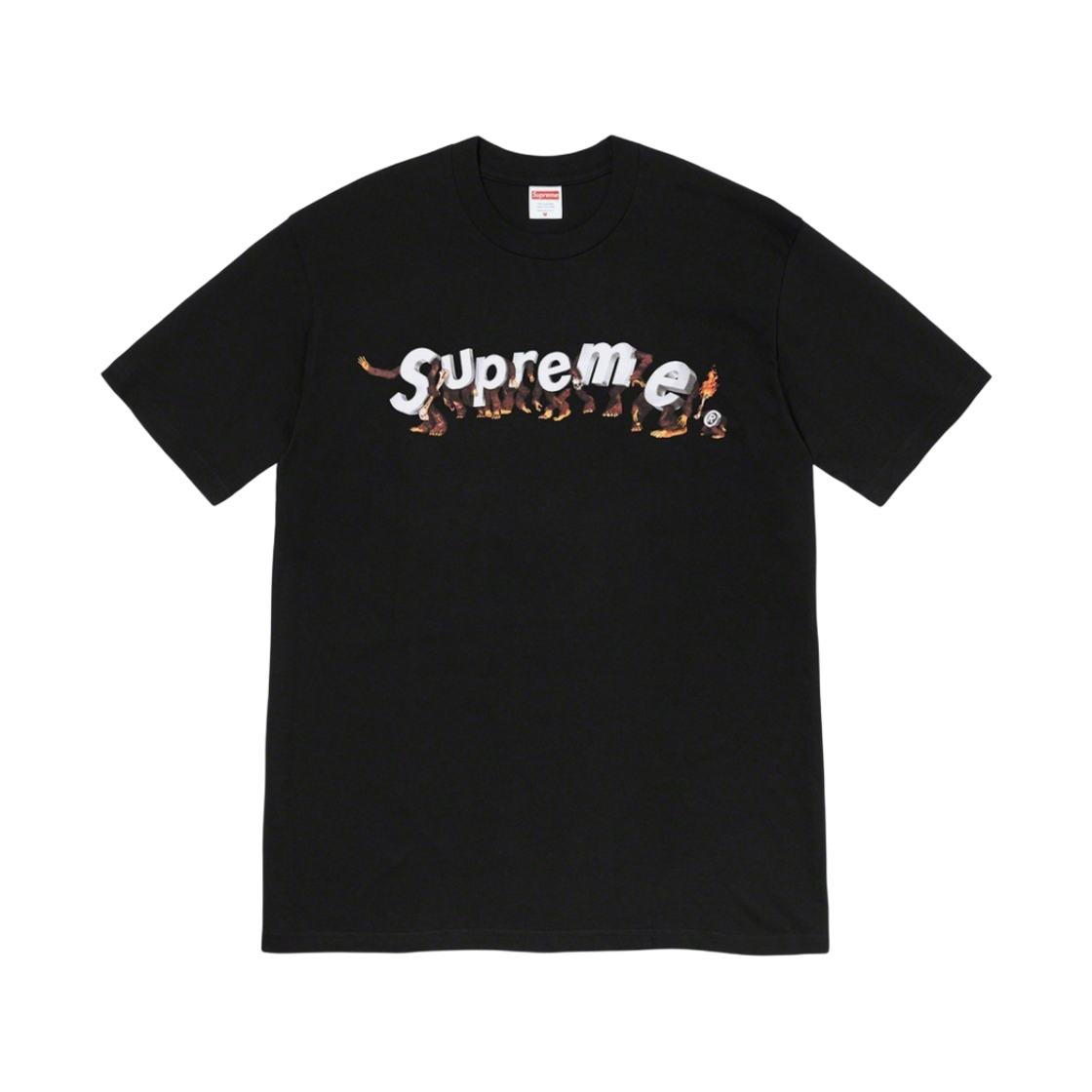 슈프림 에이프스 티셔츠 블랙 - 21SS