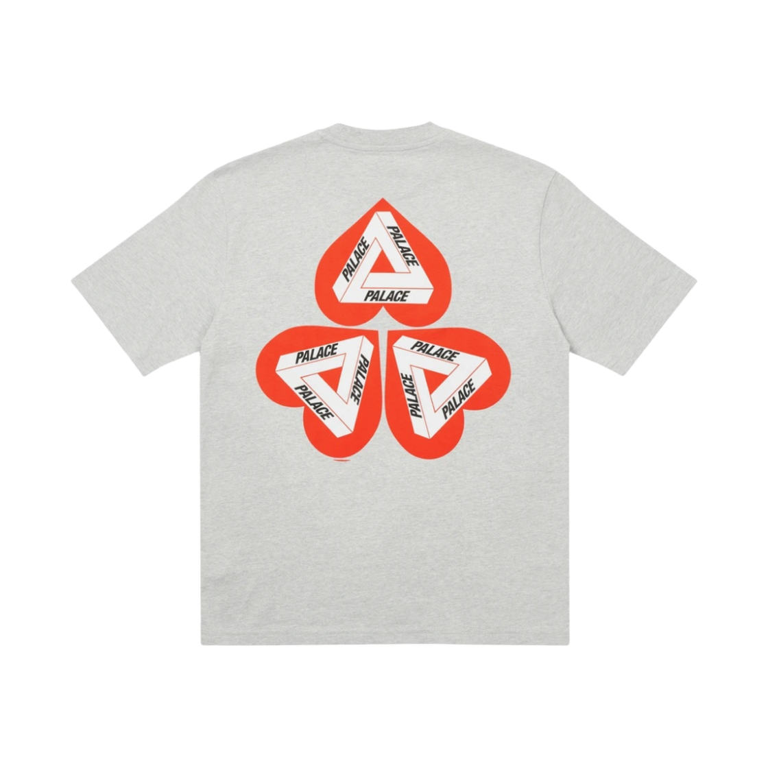 - Palace Hearty T-Shirt Grey Marl - 21SS