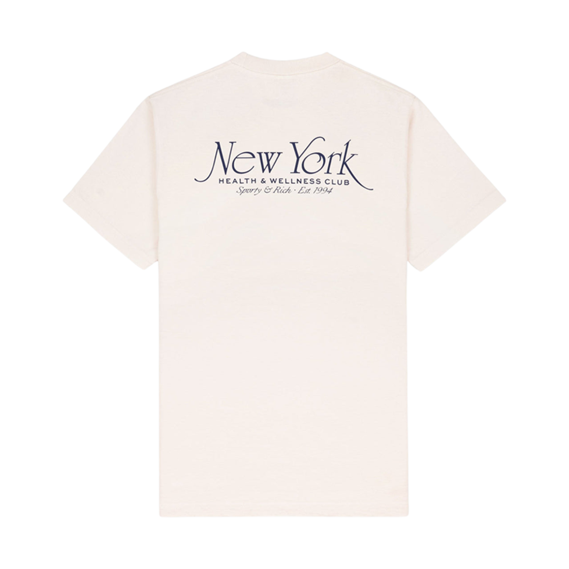 스포티 앤 리치 NY 94 티셔츠 크림 네이비(Sporty & Rich NY 94 T-Shirt Cream Navy) - 2