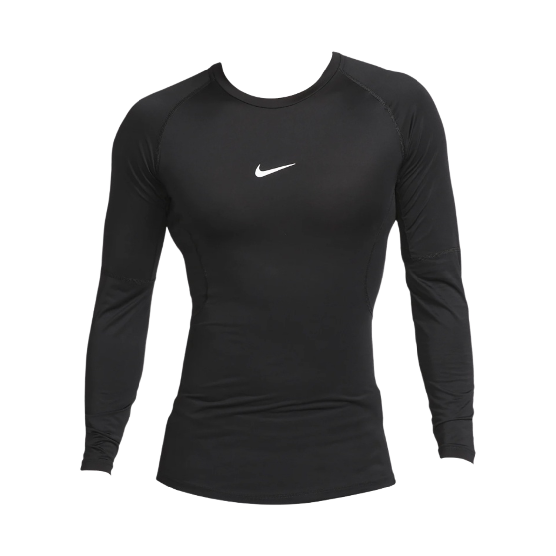 나이키 프로 드라이핏 타이트 롱슬리브 피트니스 탑 블랙 - 아시아(Nike Pro Dri-Fit Tight Long Sleeve Fitness Top Black - Asia)