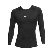 Nike Pro Dri-Fit Tight Long Sleeve Fitness Top Black - Asia