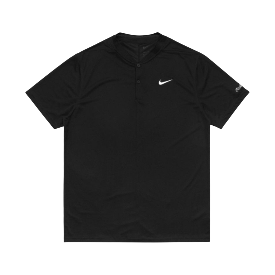 말본 골프 x 나이키 드라이핏 빅토리 블레이드 폴로 블랙(Malbon Golf x Nike Dri-Fit Victory Blade Polo Black) - 1