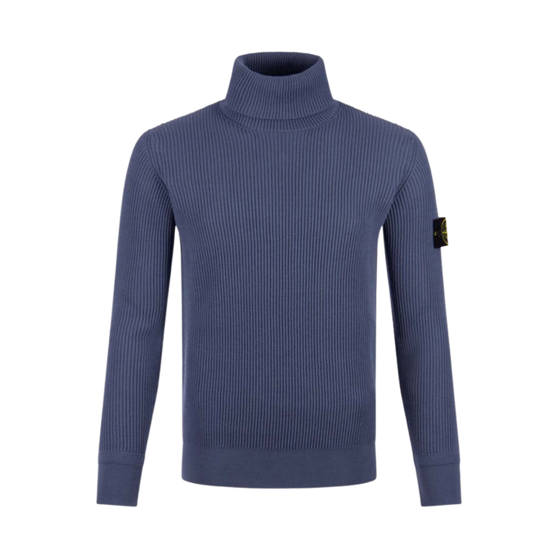 스톤 아일랜드 552C2 울 터틀넥 니트 아비오 블루 - 22FW(Stone Island 552C2 Wool Turtleneck Knit Avio Blue - 22FW) - 1