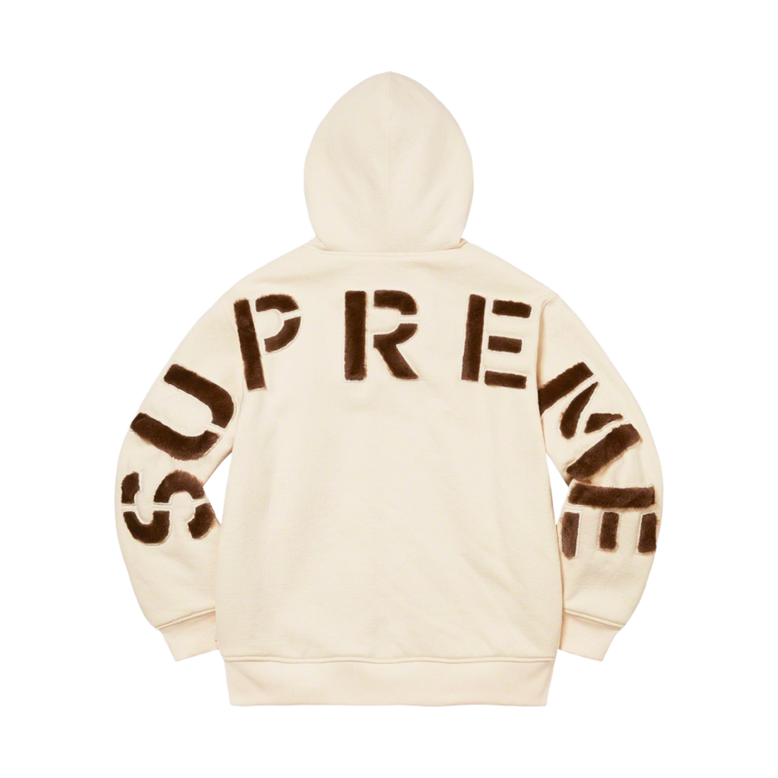 슈프림 포우 퍼 라인드 집업 후드 스웨트셔츠 내츄럴 - 22FW(Supreme Faux Fur Lined Zip Up Hooded Sweatshirt Natural - 22FW) - 2