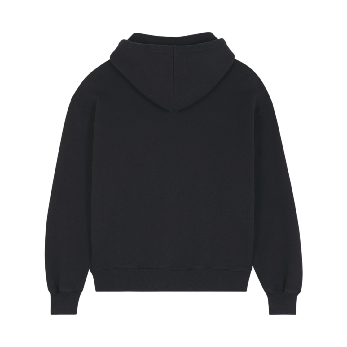 (W) 메종 키츠네 볼드 폭스 헤드 패치 컴포트 후드 블랙((W) Maison Kitsune Bold Fox Head Patch Comfort Hoodie Black) - 2